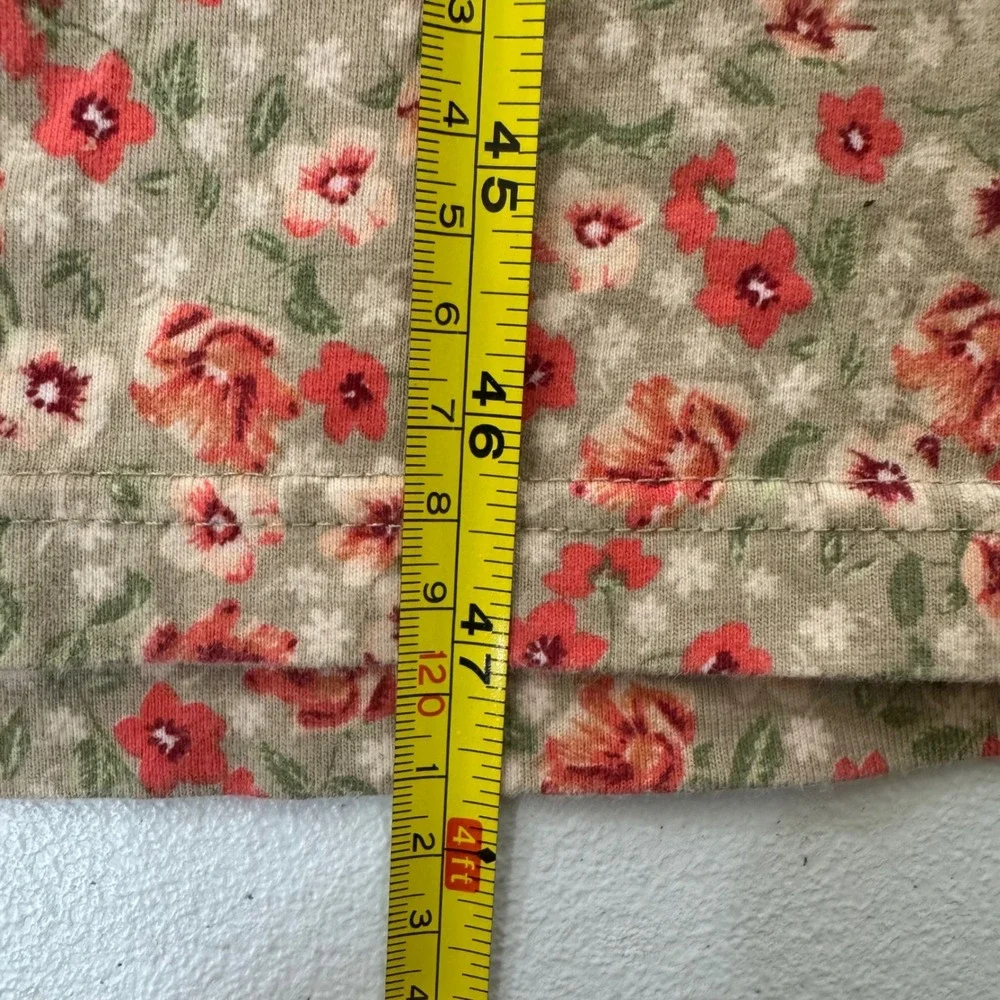 VTG Bobbie Brooks M Garden Watering Can Floral Dress‎ Pockets babydoll cottage - Picture 4 of 9